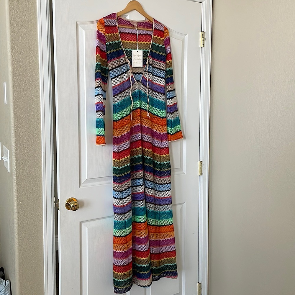 Beach coverup by show me your mumu- beautiful colors - too small for me